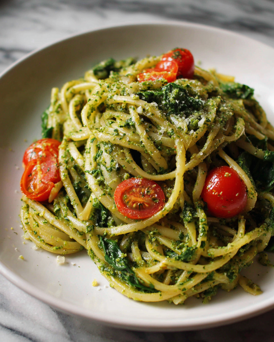 Flavor-Packed Green Goddess Pesto Pasta Explosion